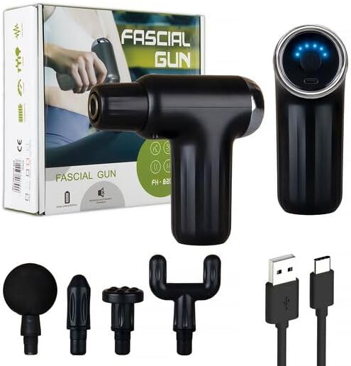 Muscle Massage Gun with 4 Heads FH-820 | Post-Workout Muscle Fatigue NOURIVUE