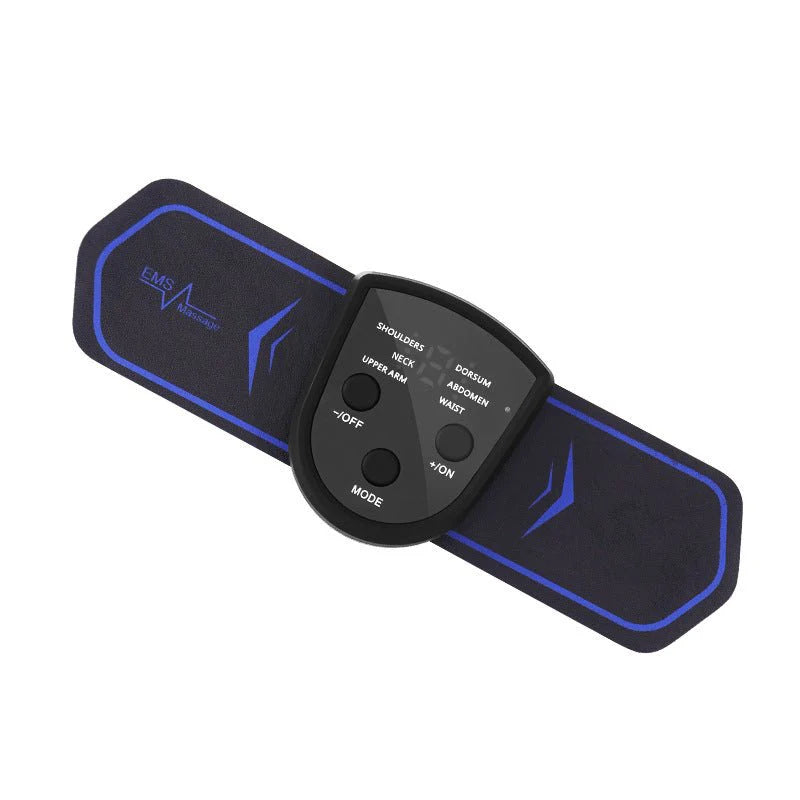 EMS Neck & Shoulder Massager Patch — Electric Meridian Massager for Neck, Waist & Back Pain Relief | Rechargeable, Wireless, Multi-Mode