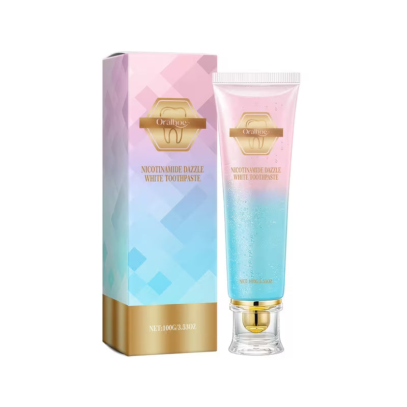 Oralhoe - Nicotinamide Dazzle White Toothpaste | Dull, Uneven Tooth Color NOURIVUE