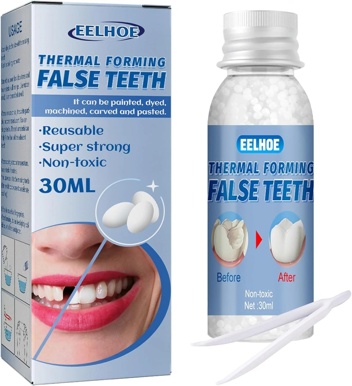 Eelhoe - Thermal Forming False Teeth | Missing Or Broken Teeth NOURIVUE
