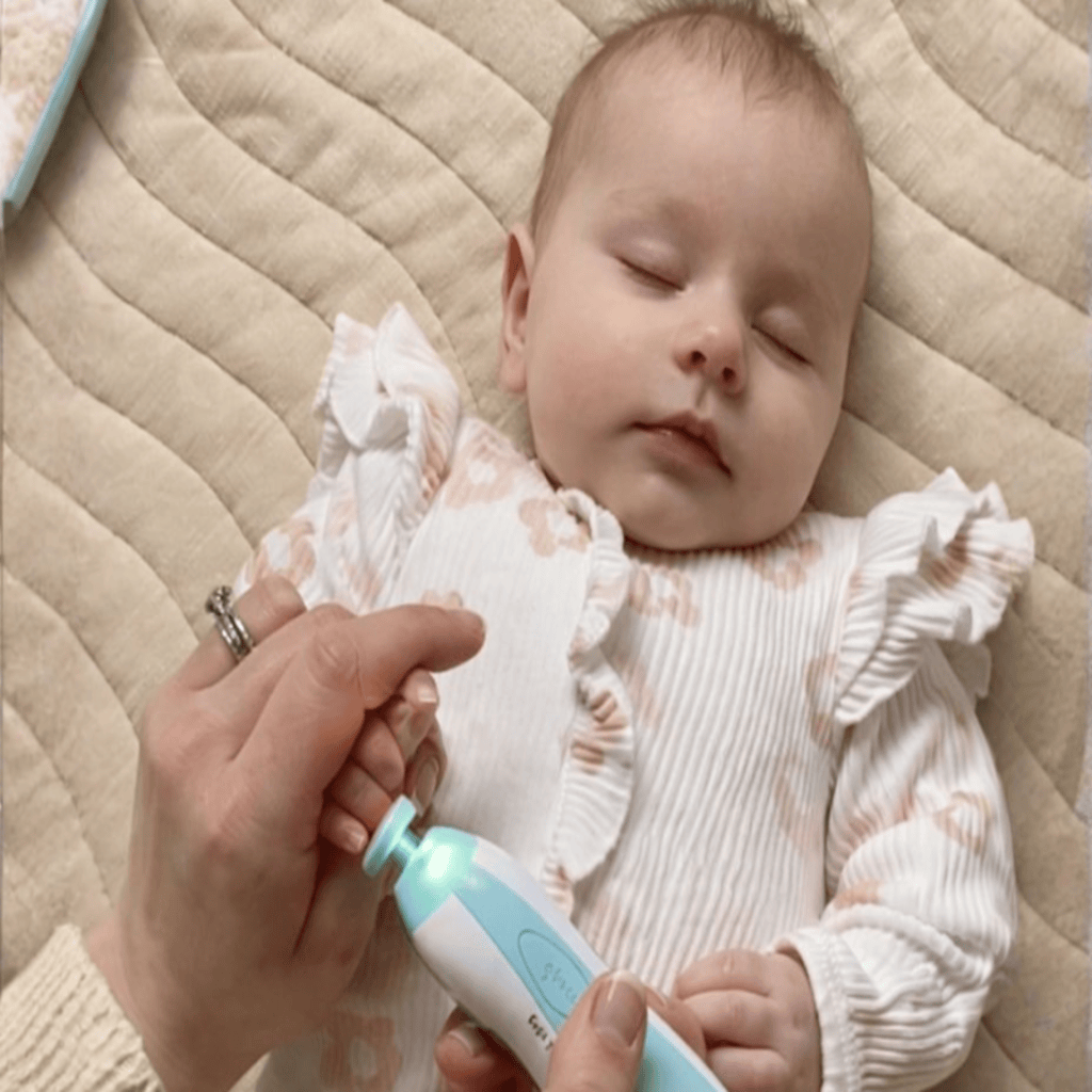Electric Baby Nail Trimmer — Safe, Painless & Quiet | LED Light, Rechargeable & Travel-Friendly | For Newborns & Toddlers in UAE